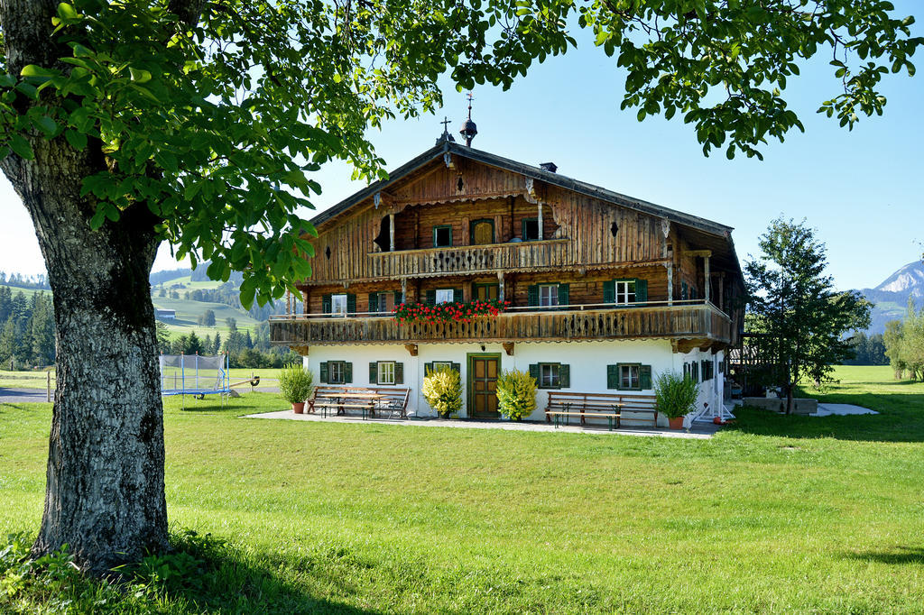 Ferienhaus Hinterebenhub Hopfgarten im Brixental Bagian luar foto