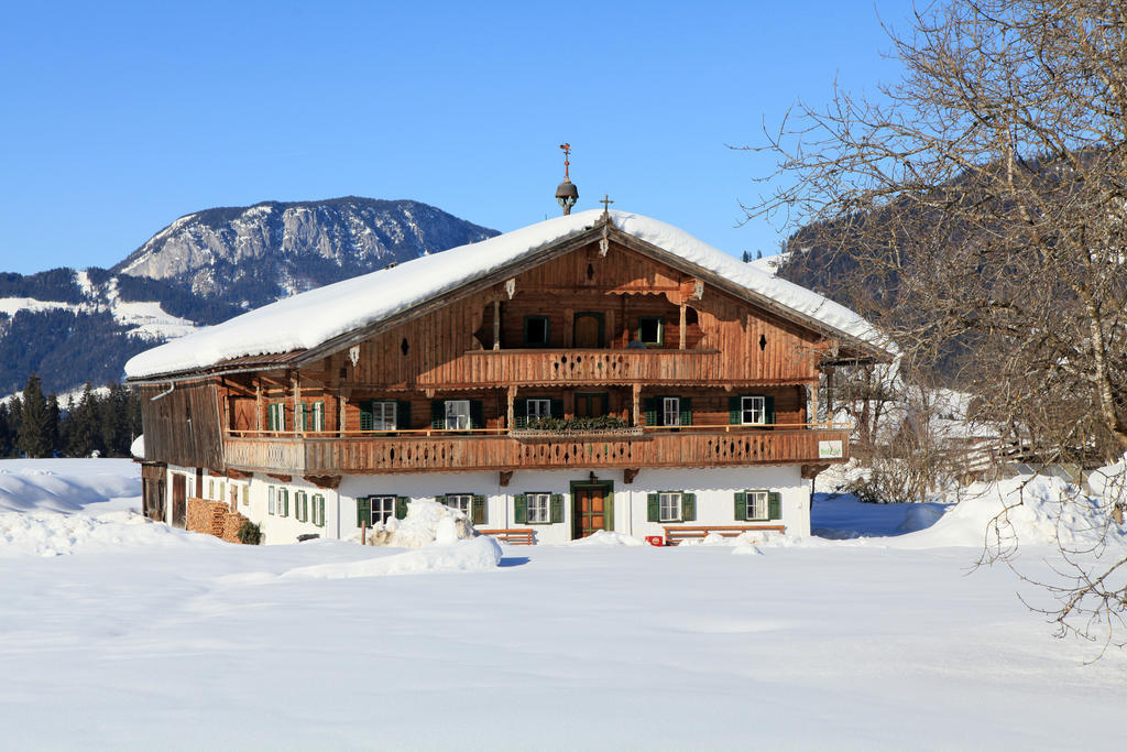 Ferienhaus Hinterebenhub Hopfgarten im Brixental Bagian luar foto